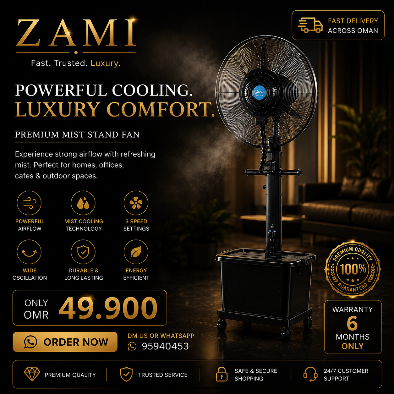 Water Fan D650